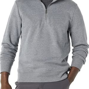 Amazon Essentials Men's Long-Sleeve Quarter-Zip Fleece Sweatshirt